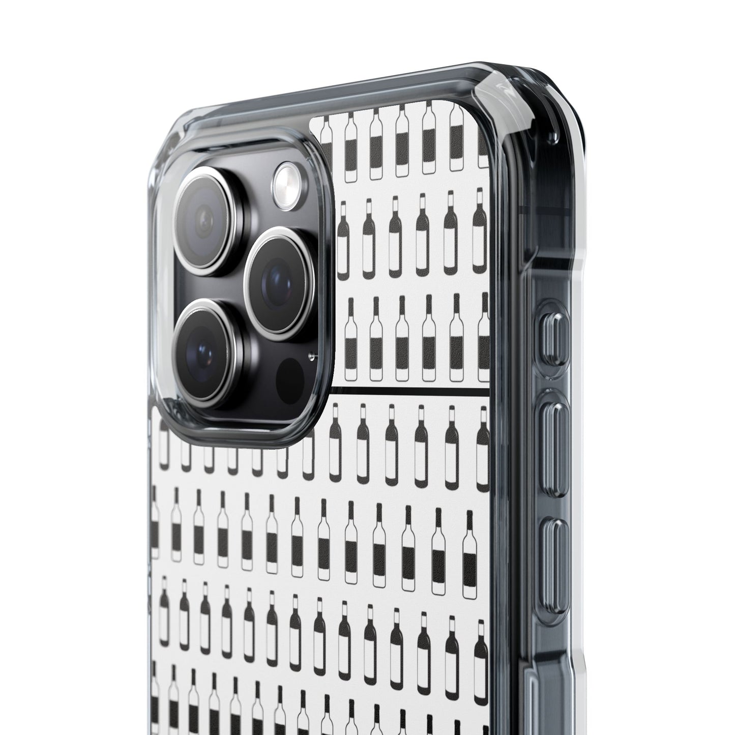 WINE BOTTLES Stylish Magnetic Phone Case | Clear Impact Protection
