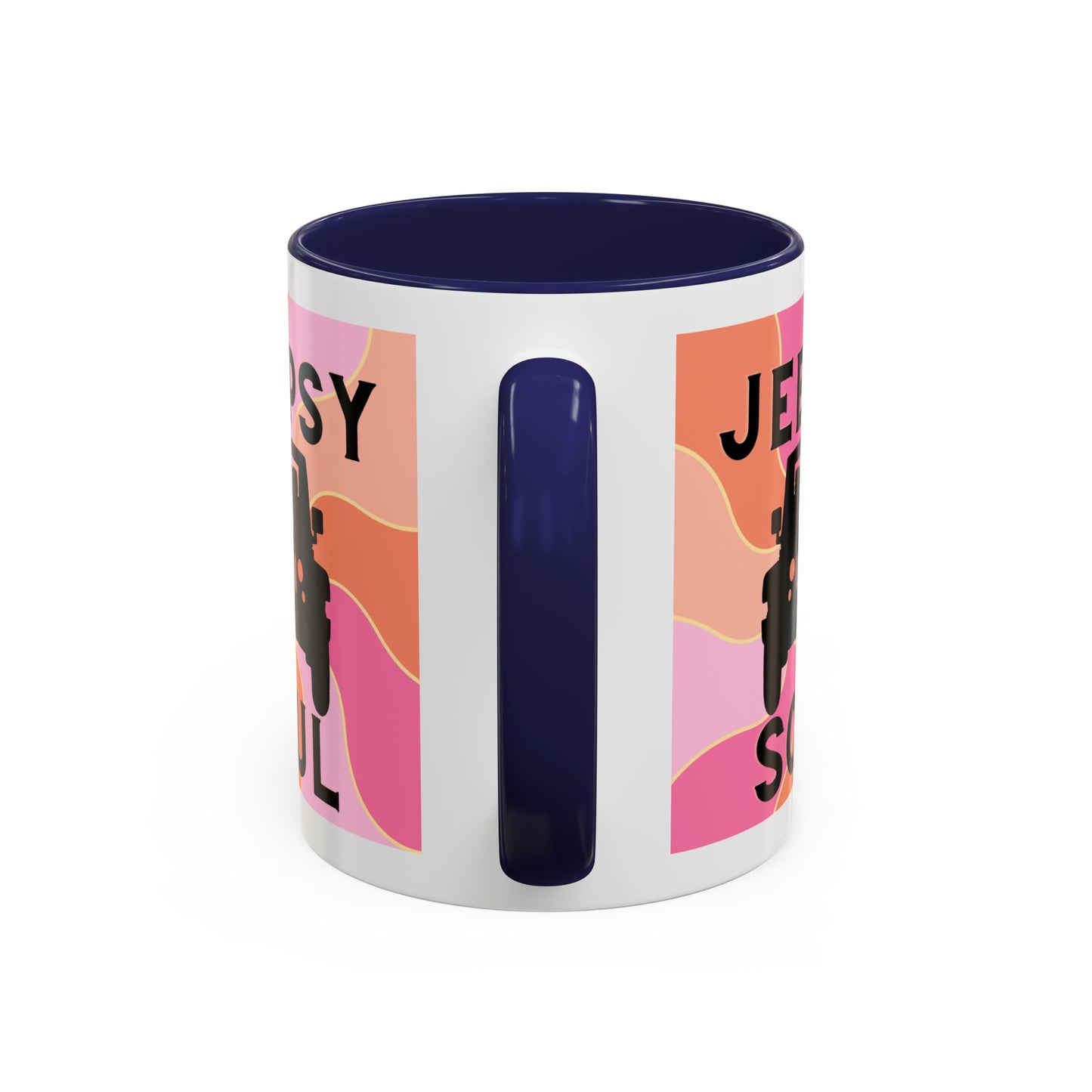 Jeepy Soul Accent Coffee Mug - 11 & 15oz - Stylish for Jeep Lovers
