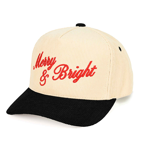 C.C. Merry & Bright Courdaroy Hats - Red, Black or Green