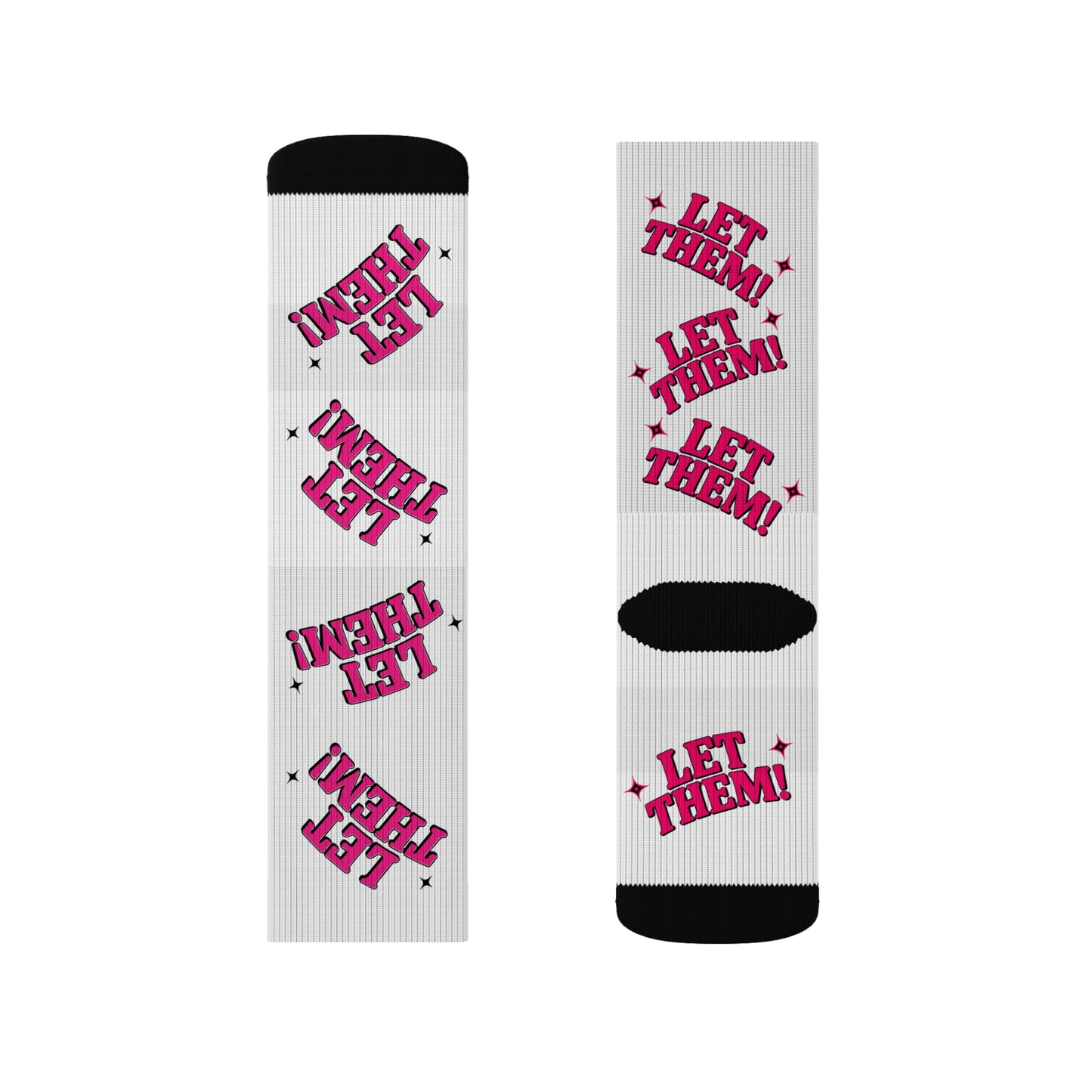 Crew Socks LET THEM Soft Socks