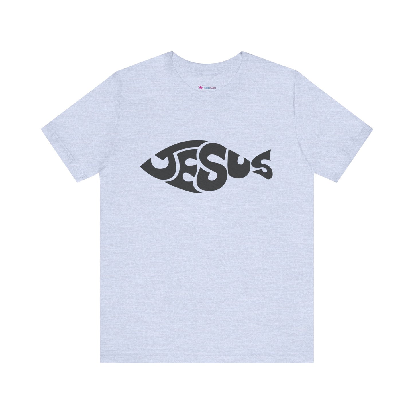 JESUS Fish Design T-Shirt Unisex