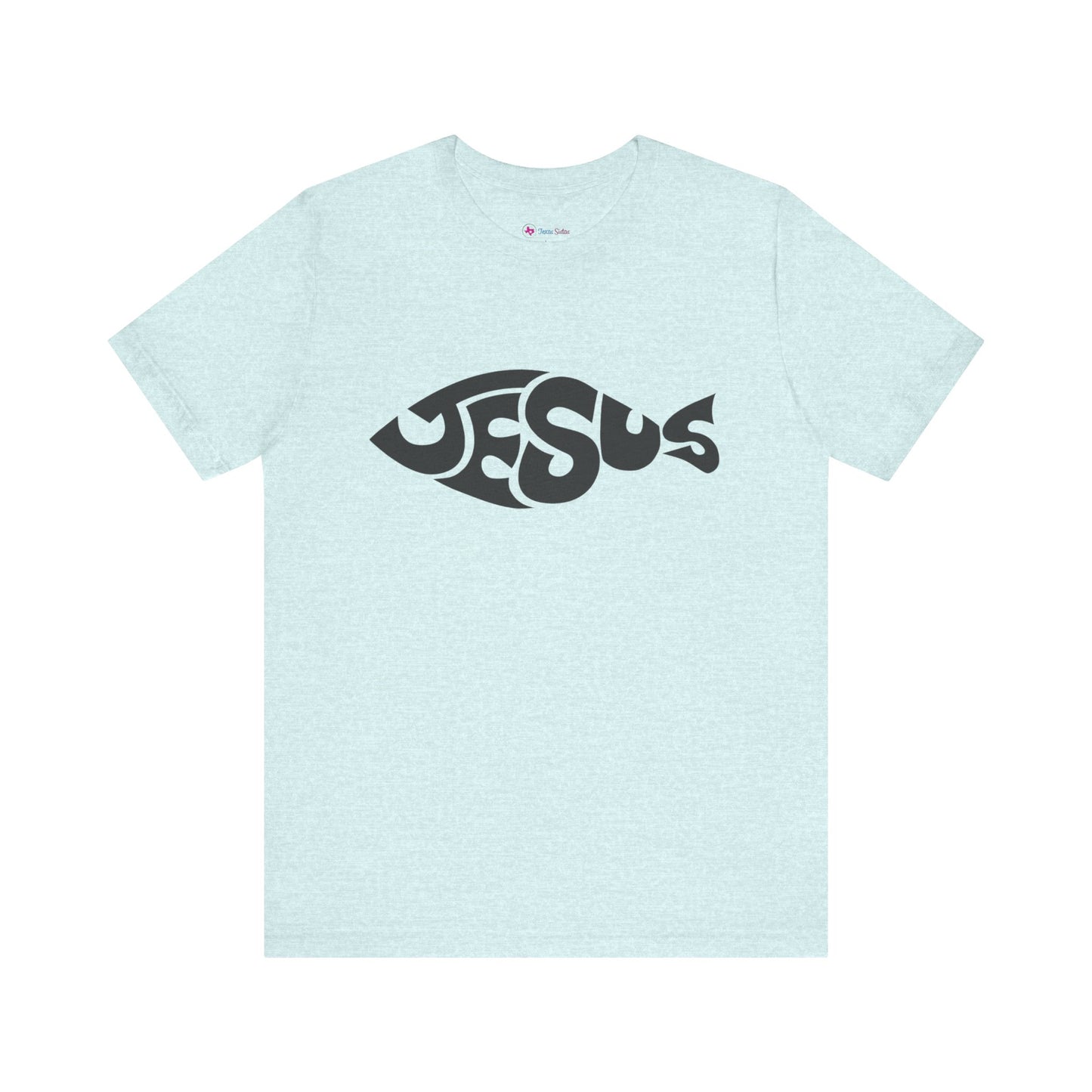 JESUS Fish Design T-Shirt Unisex