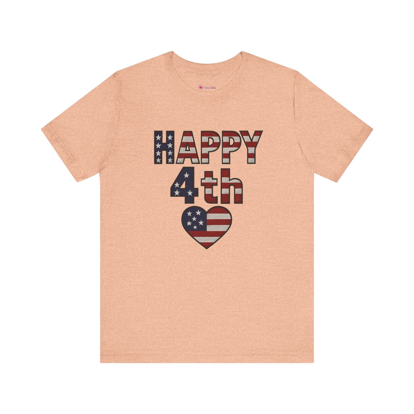 HAPPY 4TH Heart T-SHIRT