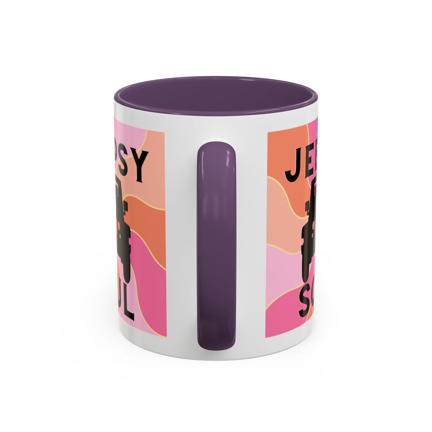 Jeepy Soul Accent Coffee Mug - 11 & 15oz - Stylish for Jeep Lovers