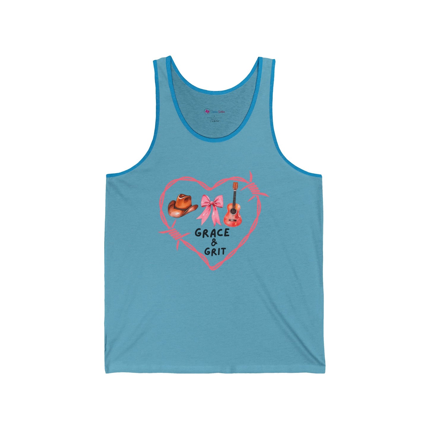 Grace & Grit Unisex Jersey Tank - Inspirational Summer Top