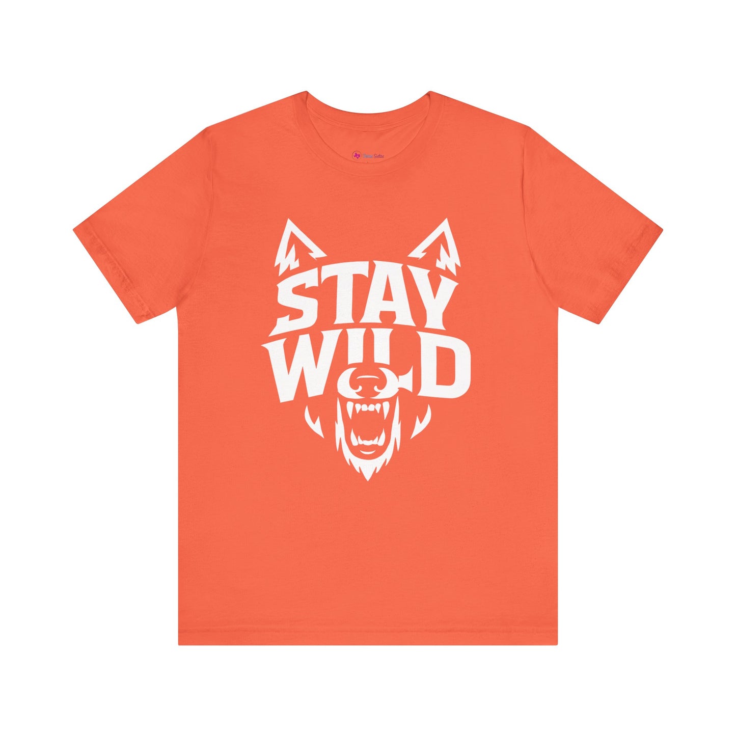 Wolf Face Unisex Tee - STAY WILD T-Shirt