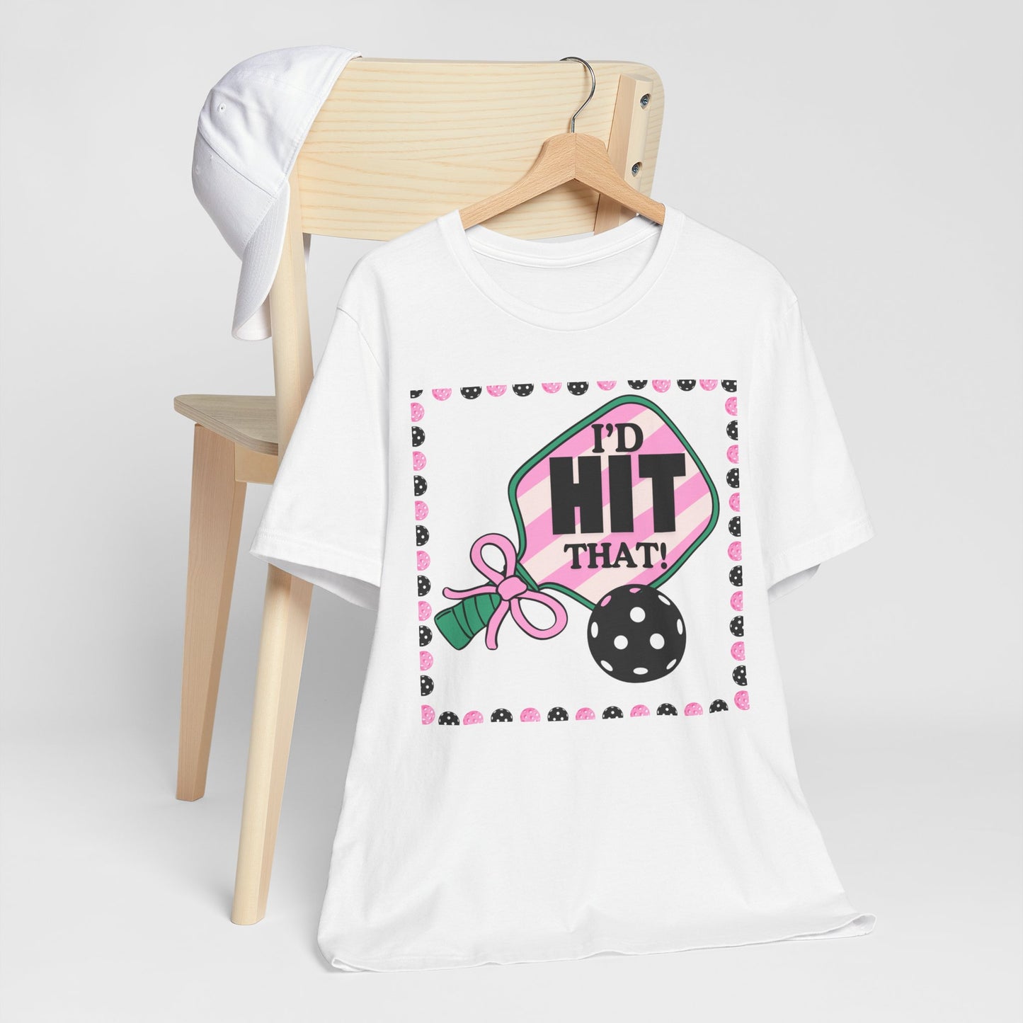 I'D HIT that BOW Pickle Ball T-Shirt Unisex