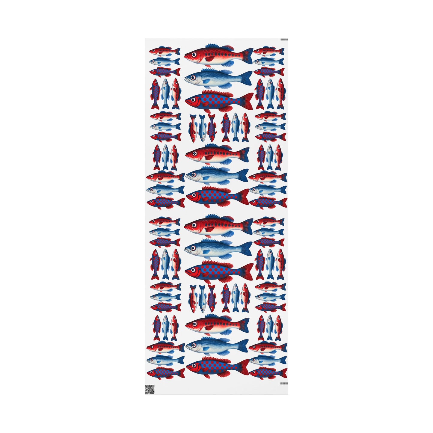 Colorful Fish Wrapping Paper, Festive Gift Wrap for Birthdays, Holidays, Parties, Eco-Friendly, Unique Design