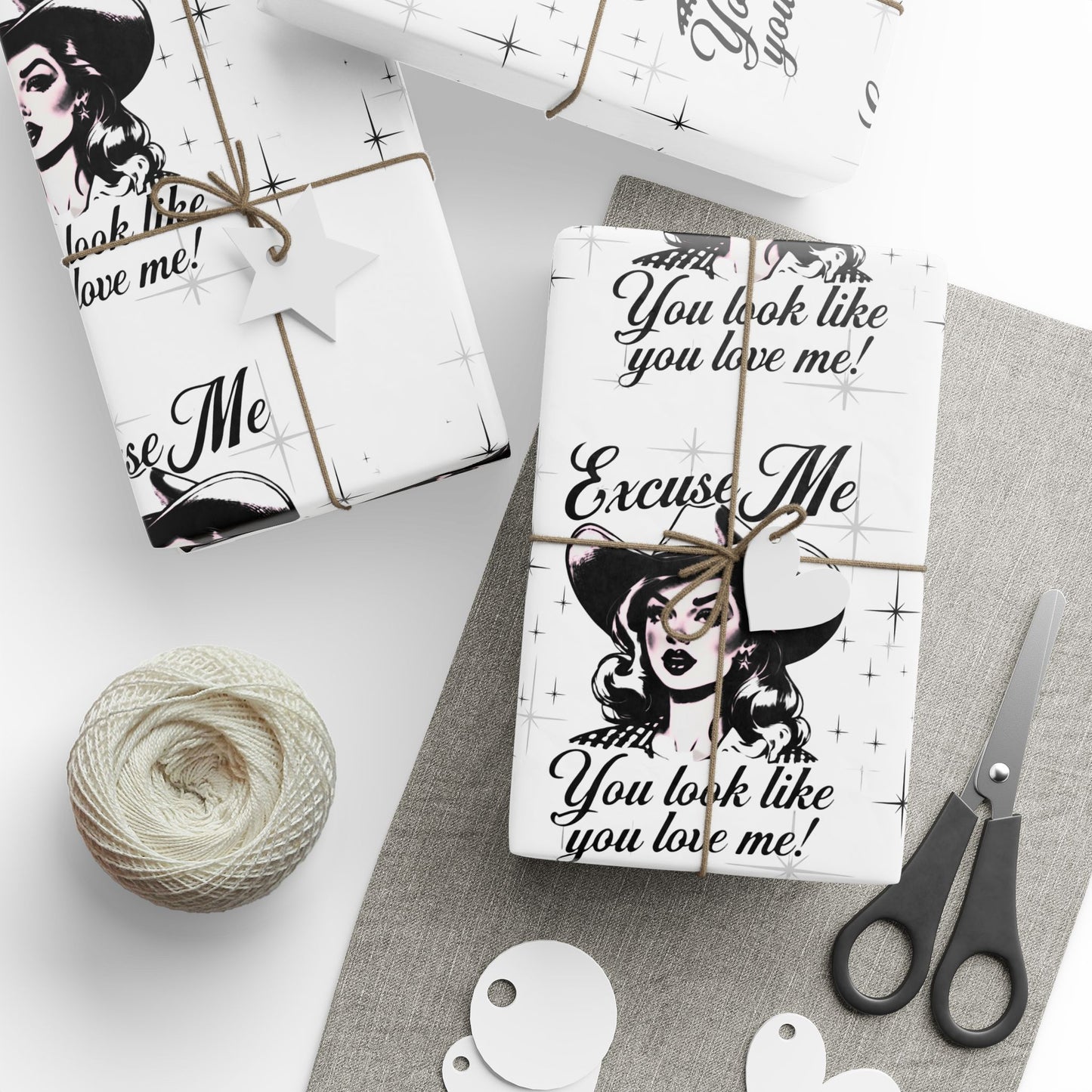 You Look Like you Love Me Chic Gift Wrap