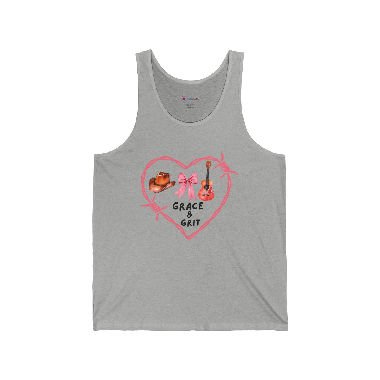 Grace & Grit Unisex Jersey Tank - Inspirational Summer Top