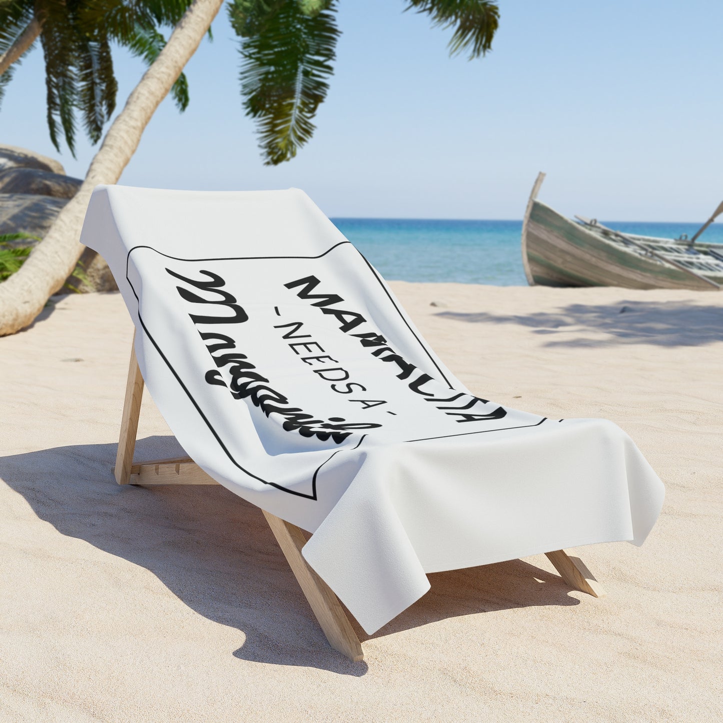 Mamacita Needs a Margarita Beach Towel