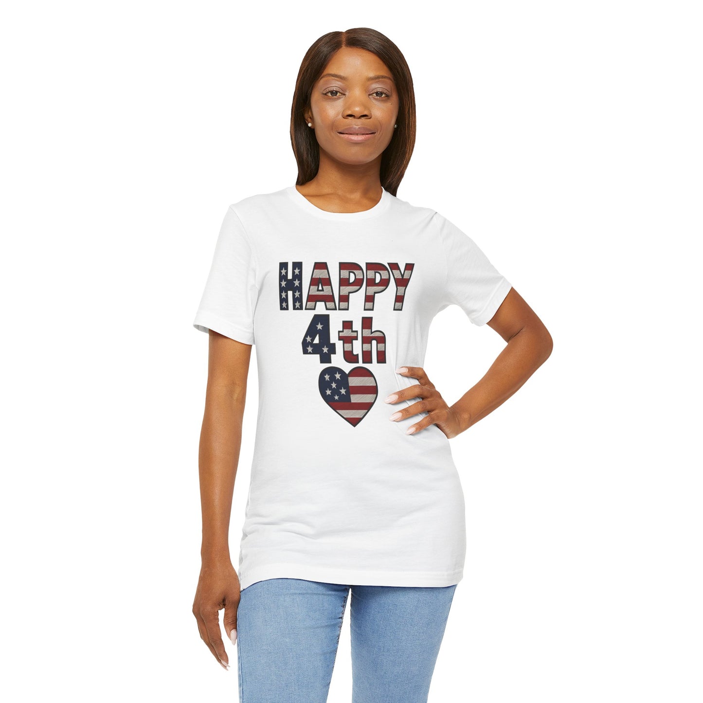 HAPPY 4TH Heart T-SHIRT