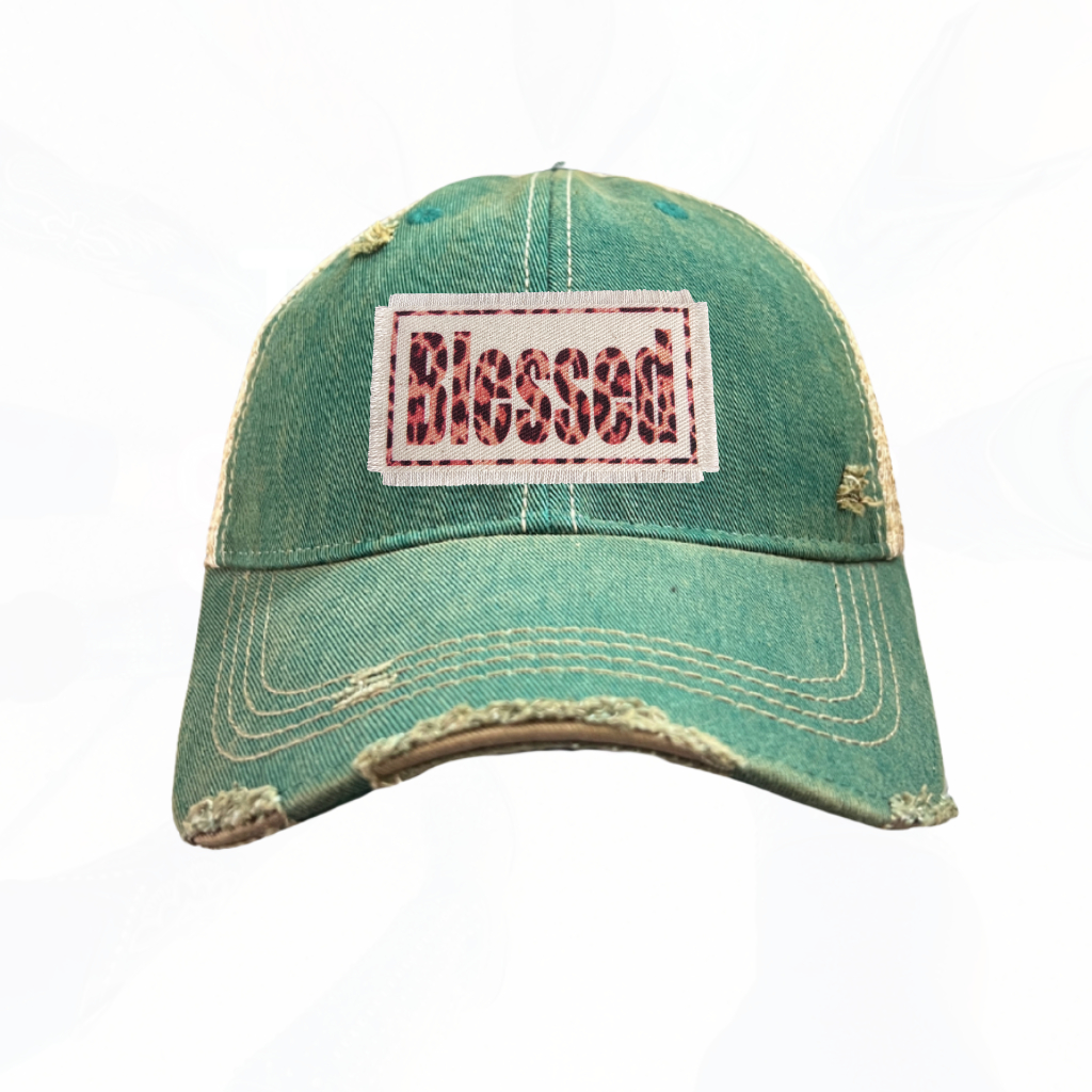 Leopard Blessed Trucker Hat - 8 Colors
