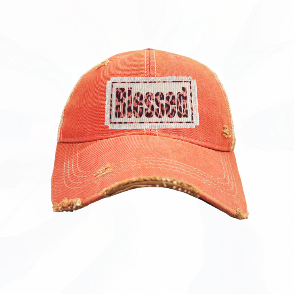 Leopard Blessed Trucker Hat - 8 Colors