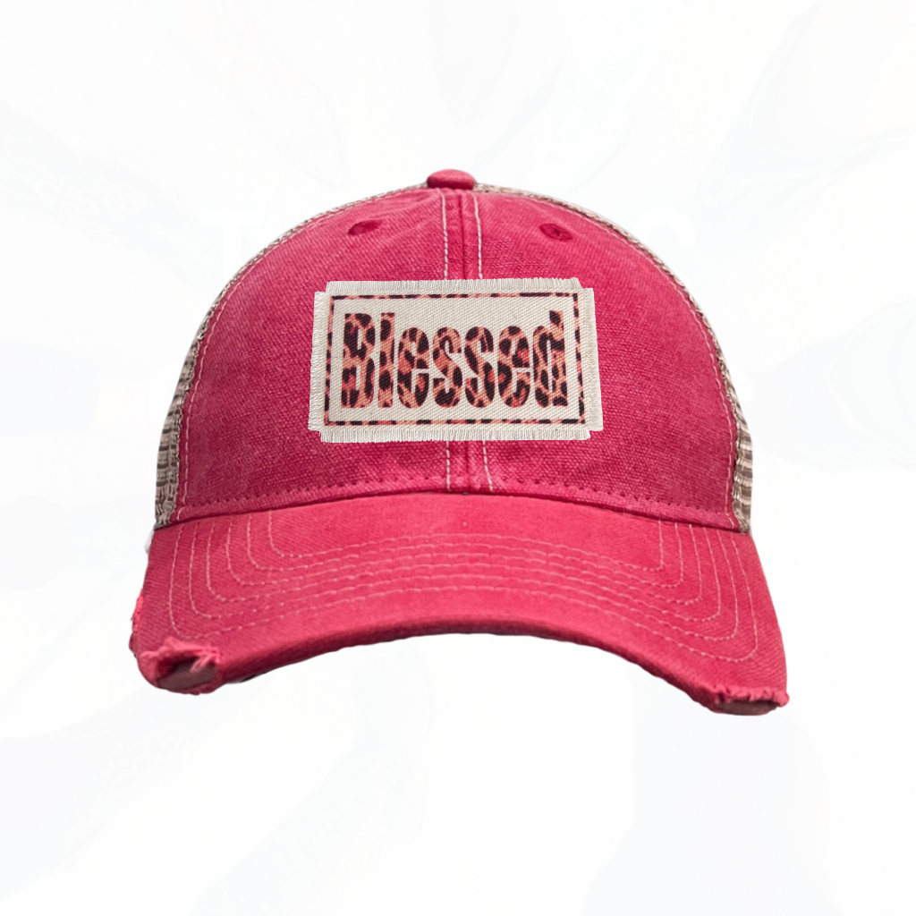 Leopard Blessed Trucker Hat - 8 Colors