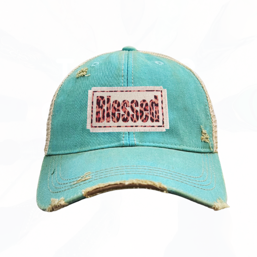Leopard Blessed Trucker Hat - 8 Colors