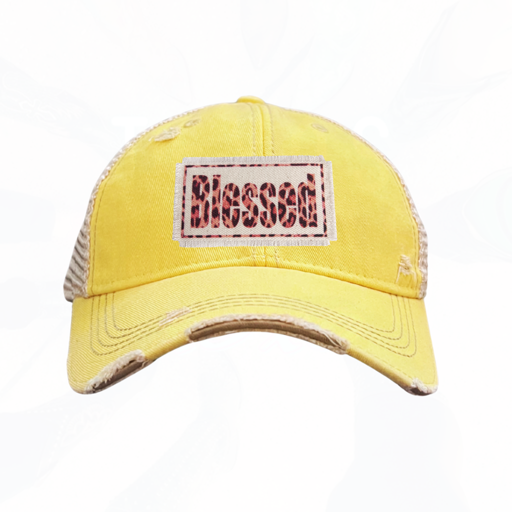 Leopard Blessed Trucker Hat - 8 Colors