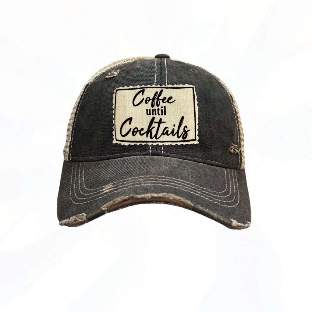 Coffee Until Cocktails Trucker Hats - 8 Colors