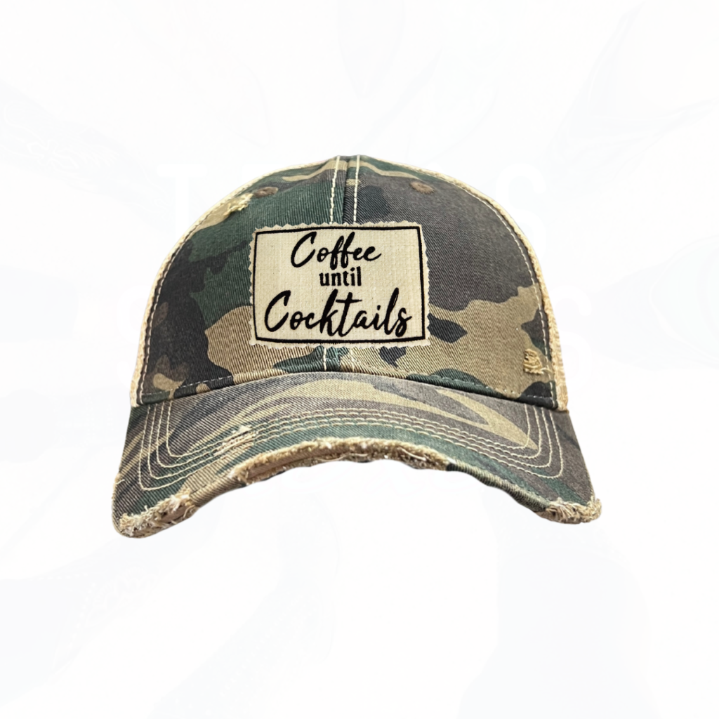 Coffee Until Cocktails Trucker Hats - 8 Colors
