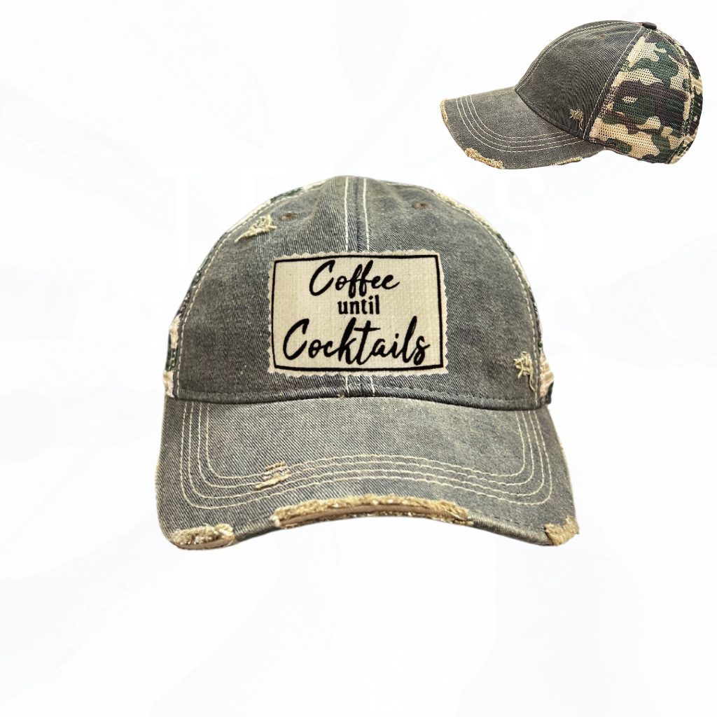 Coffee Until Cocktails Trucker Hats - 8 Colors