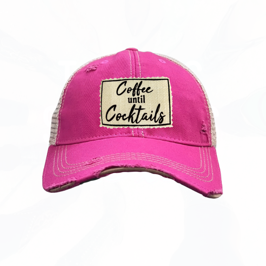 Coffee Until Cocktails Trucker Hats - 8 Colors