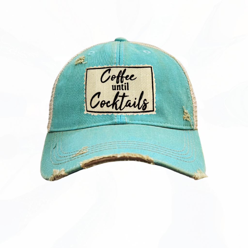 Coffee Until Cocktails Trucker Hats - 8 Colors