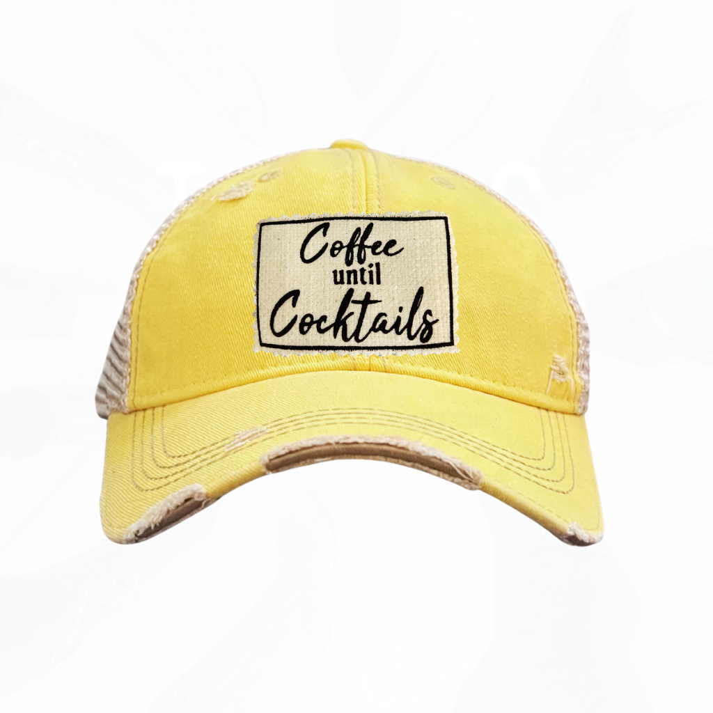 Coffee Until Cocktails Trucker Hats - 8 Colors
