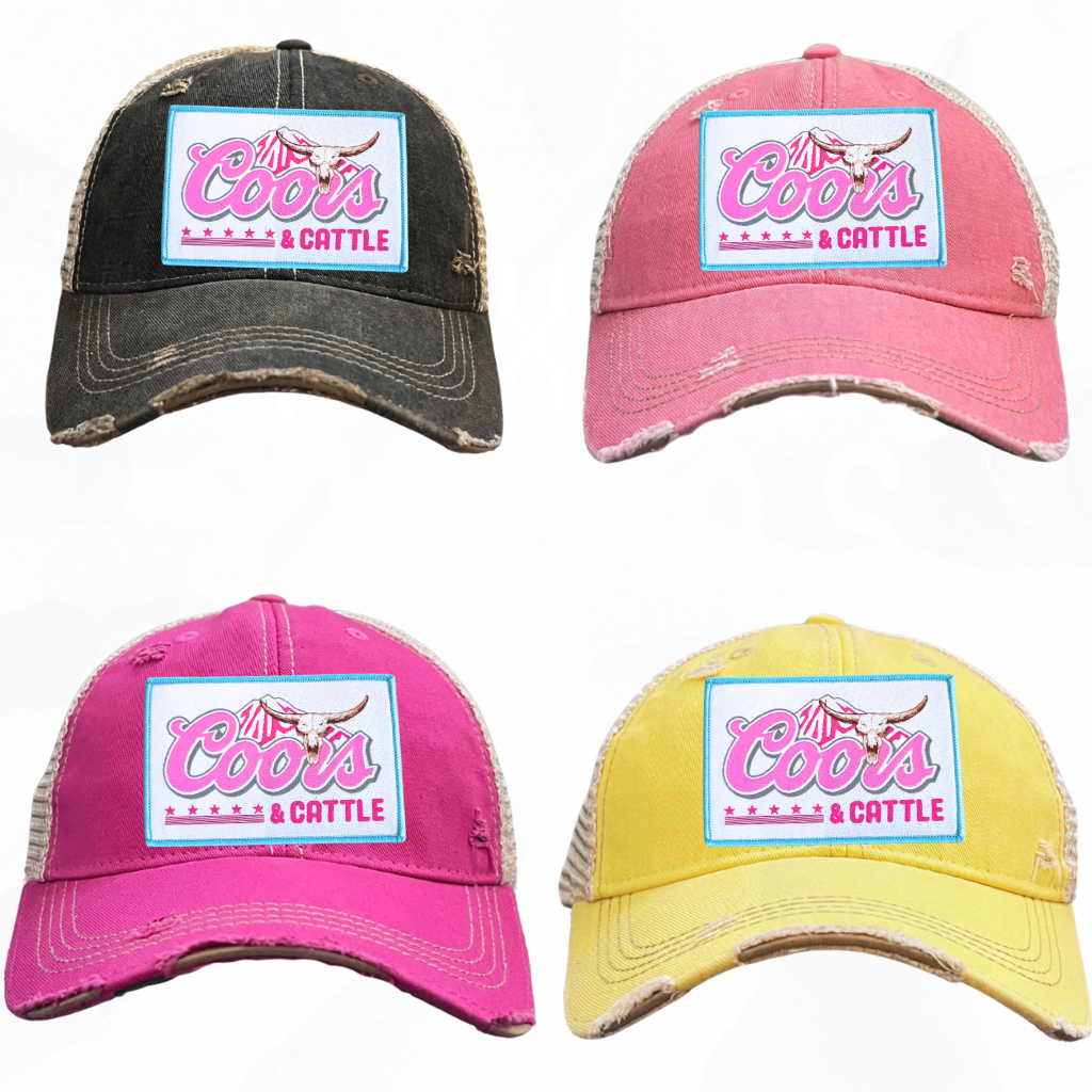 Coors & CATTLE Trucker HAT