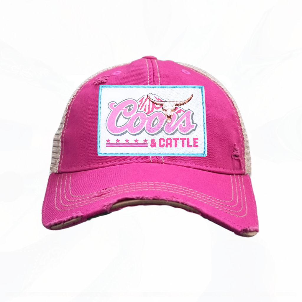 Coors & CATTLE Trucker HAT