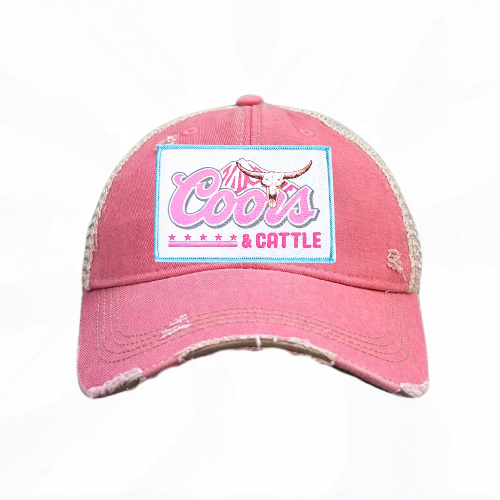 Coors & CATTLE Trucker HAT