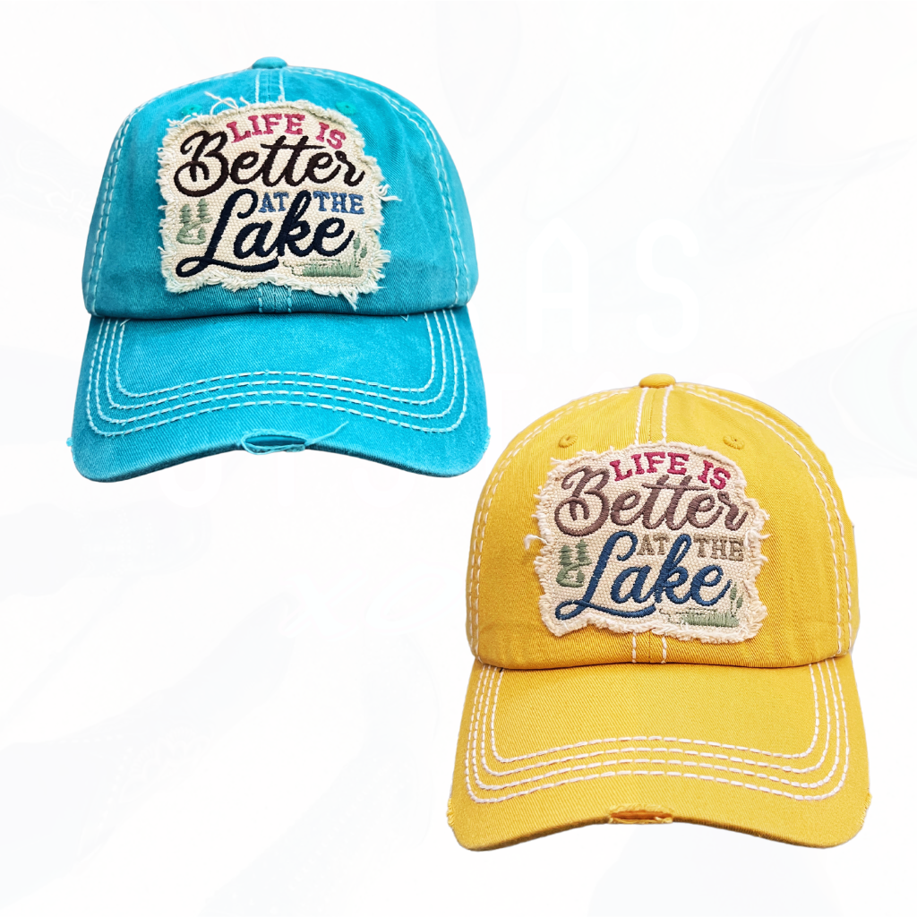 Life is Better at the LAKE Hats