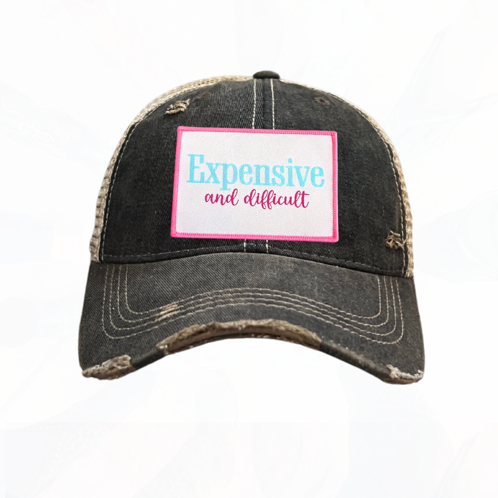 Expensive and Difficult Patch Trucker HAT