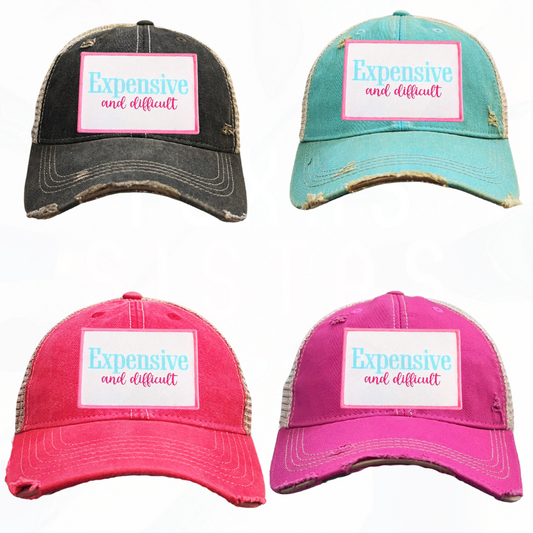 Expensive and Difficult Patch Trucker HAT