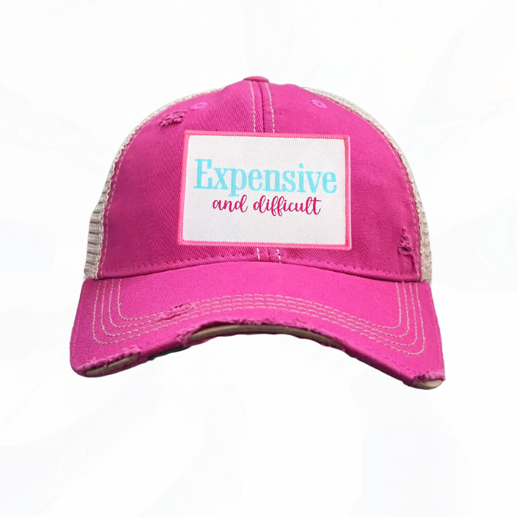 Expensive and Difficult Patch Trucker HAT