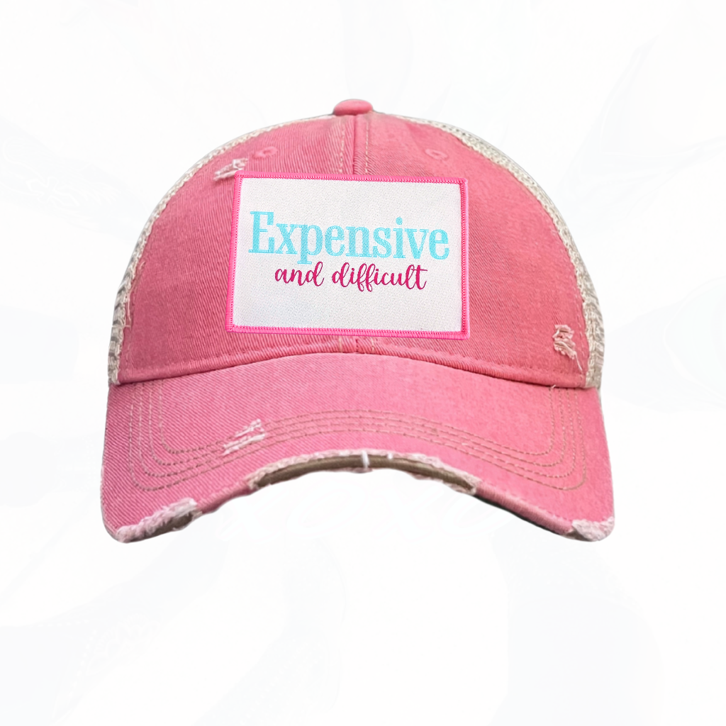 Expensive and Difficult Patch Trucker HAT