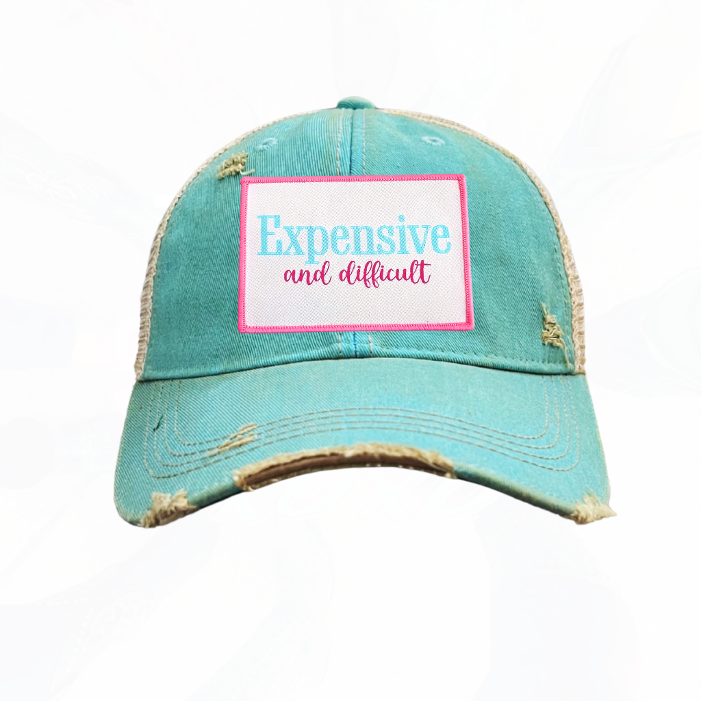Expensive and Difficult Patch Trucker HAT