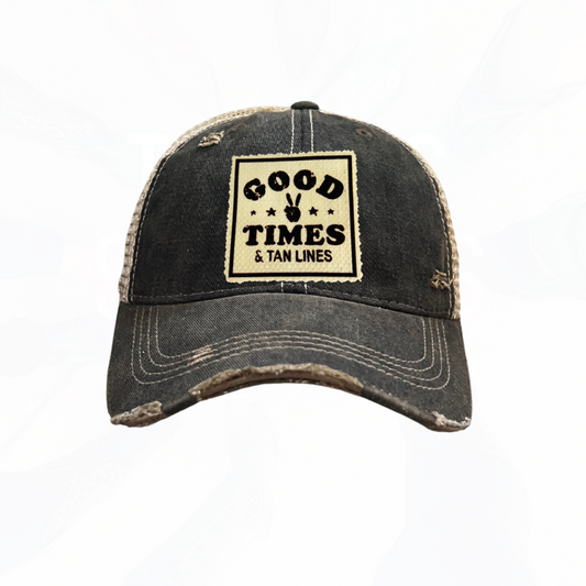 GOOD Times & Tan Lines Trucker Hats - 6 Colors