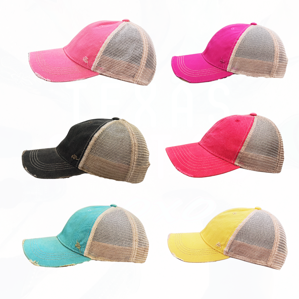 TOUCHDOWN QUEEN Football Patch Trucker Hats