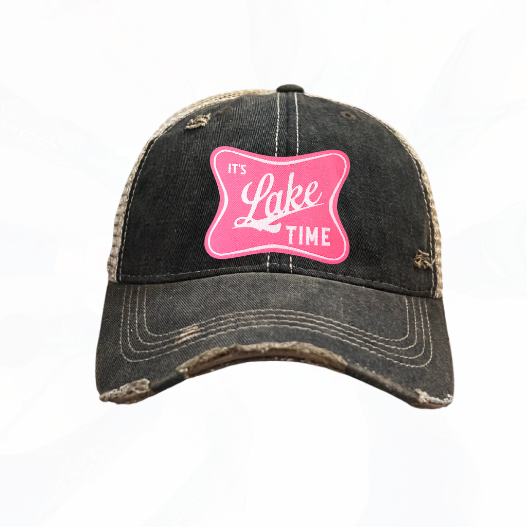 It's Lake Time Trucker HAT