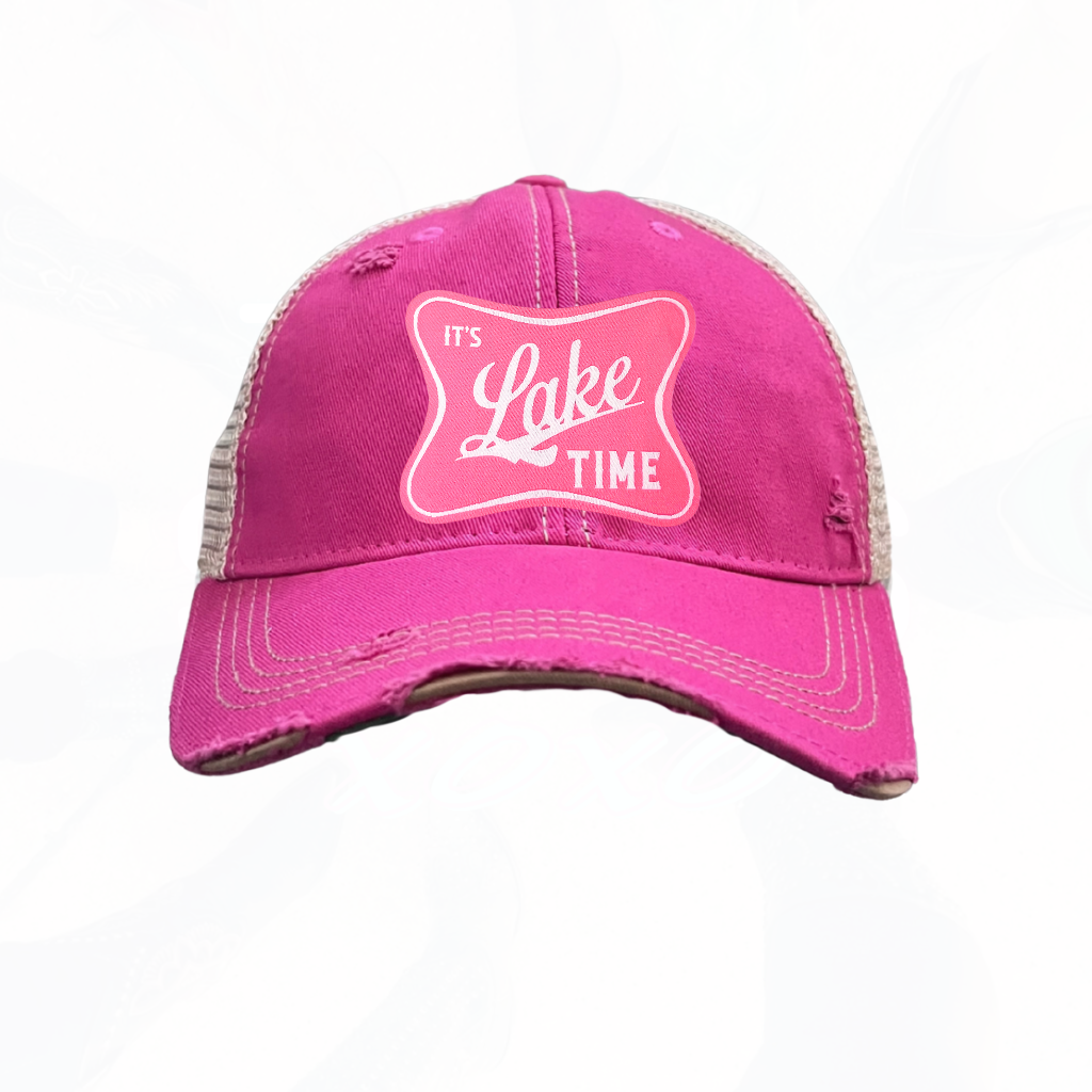 It's Lake Time Trucker HAT