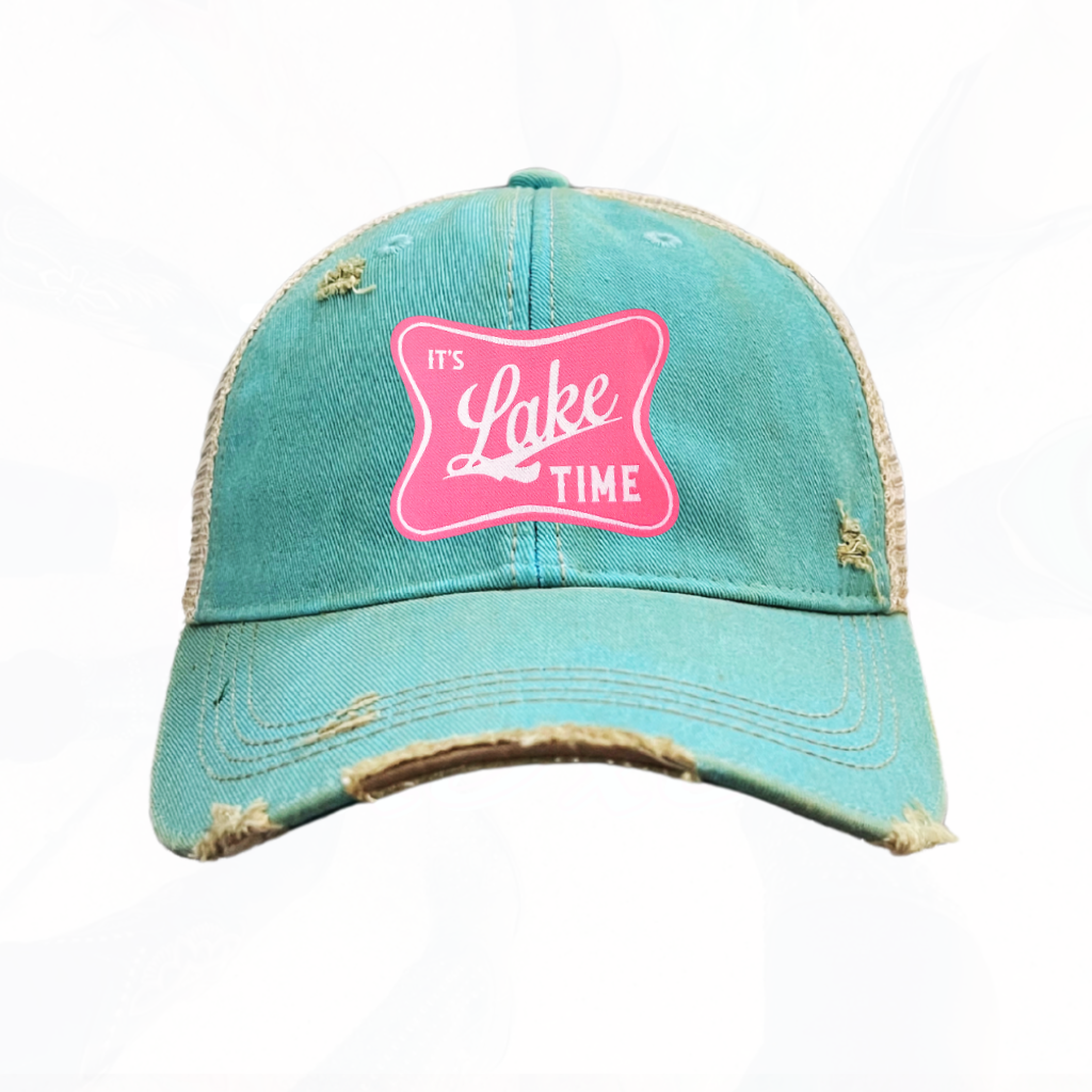 It's Lake Time Trucker HAT