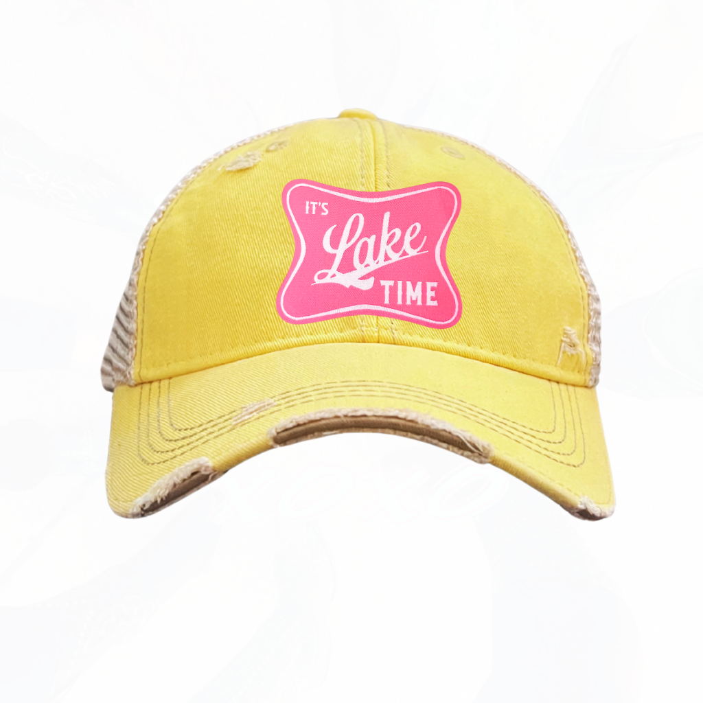 It's Lake Time Trucker HAT