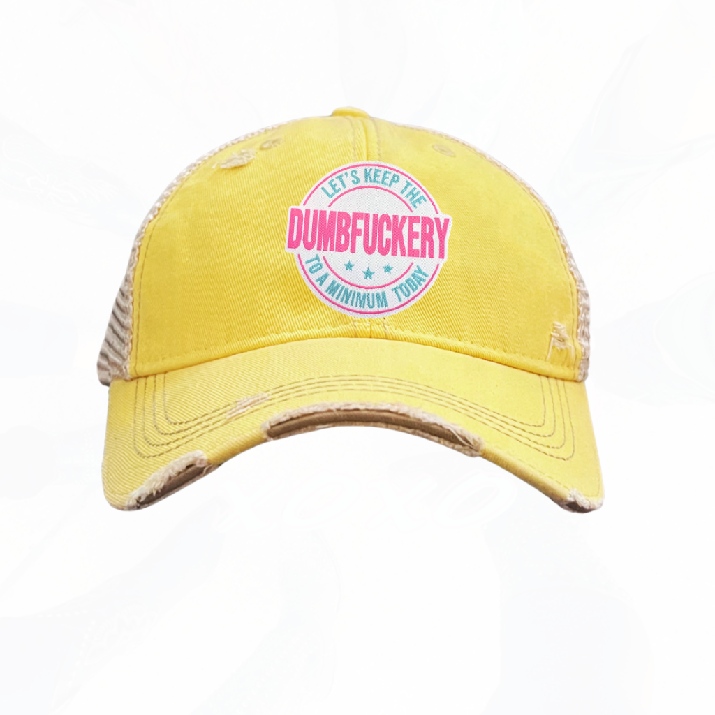 Keep The DumbF**ery to a Minimum Today Trucker HAT
