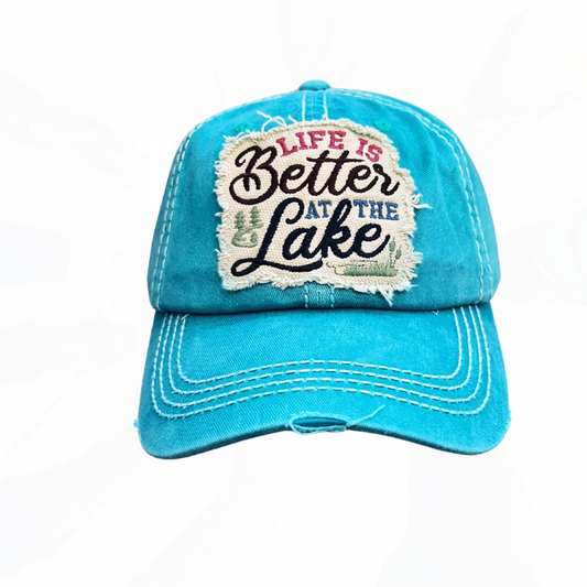 Life is Better at the LAKE Hats