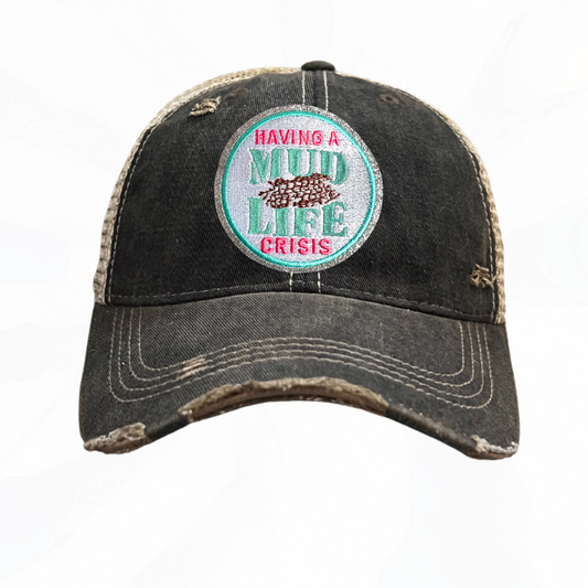 MUD Life Crisis Trucker Hats T - 4 Colors