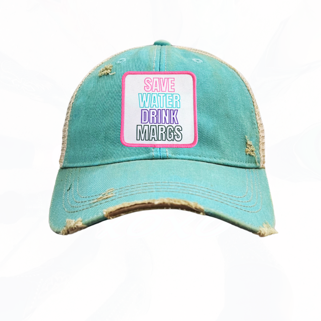 SAVE WATER DRINK MARGS Trucker HAT