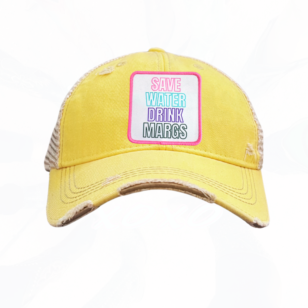 SAVE WATER DRINK MARGS Trucker HAT