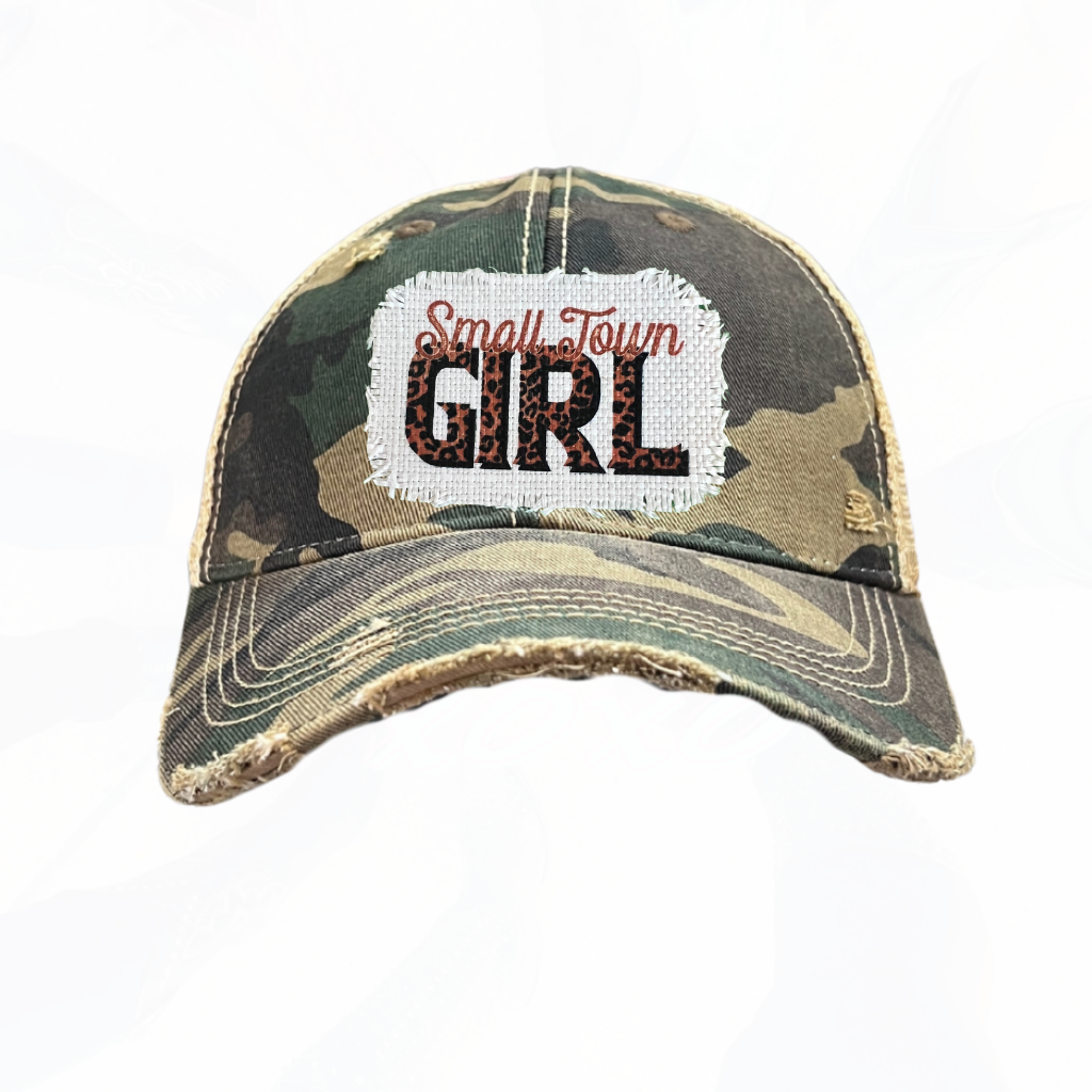 Small Town Girl Leopard Trucker Hat - 3 Colors