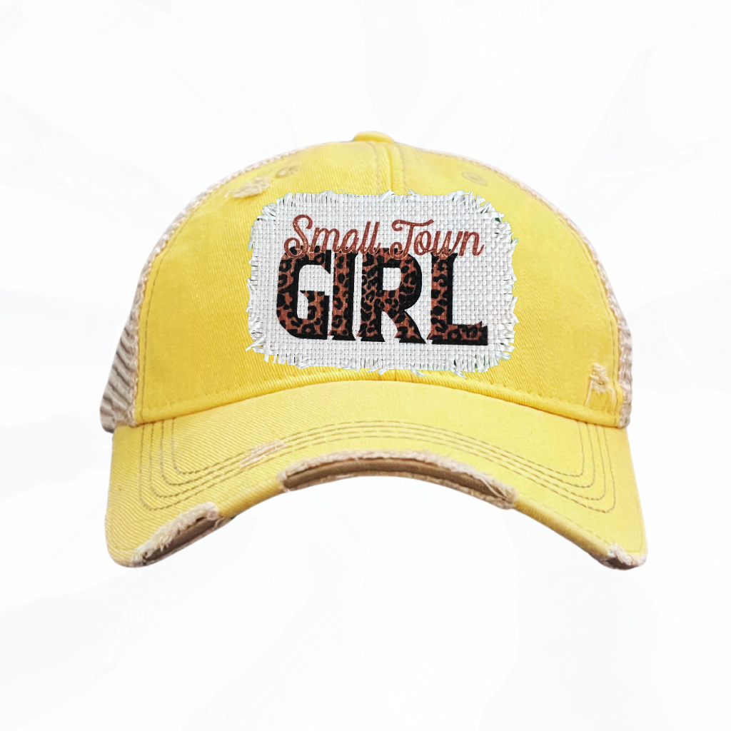 Small Town Girl Leopard Trucker Hat - 3 Colors