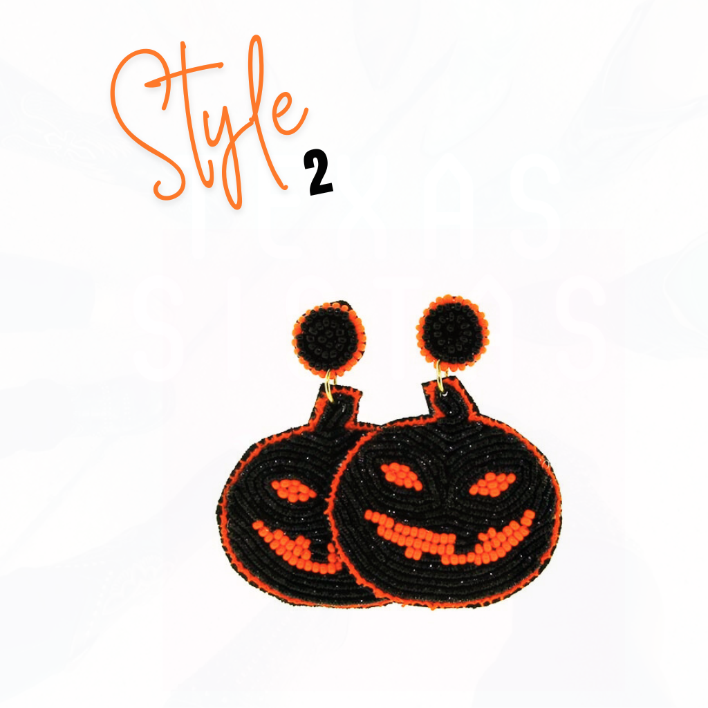Happy Halloween Spooky Earrings - 4 Styles